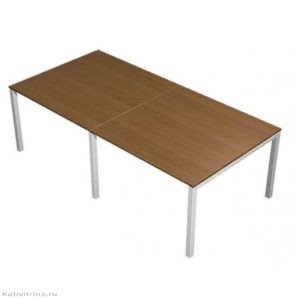 Прямоугольный стол для переговоров. 240х120х76. ЛДСП 32 мм., кромка ПВХ. ножки: сталь, количество посадочных мест: 6, прямоугольная форма.